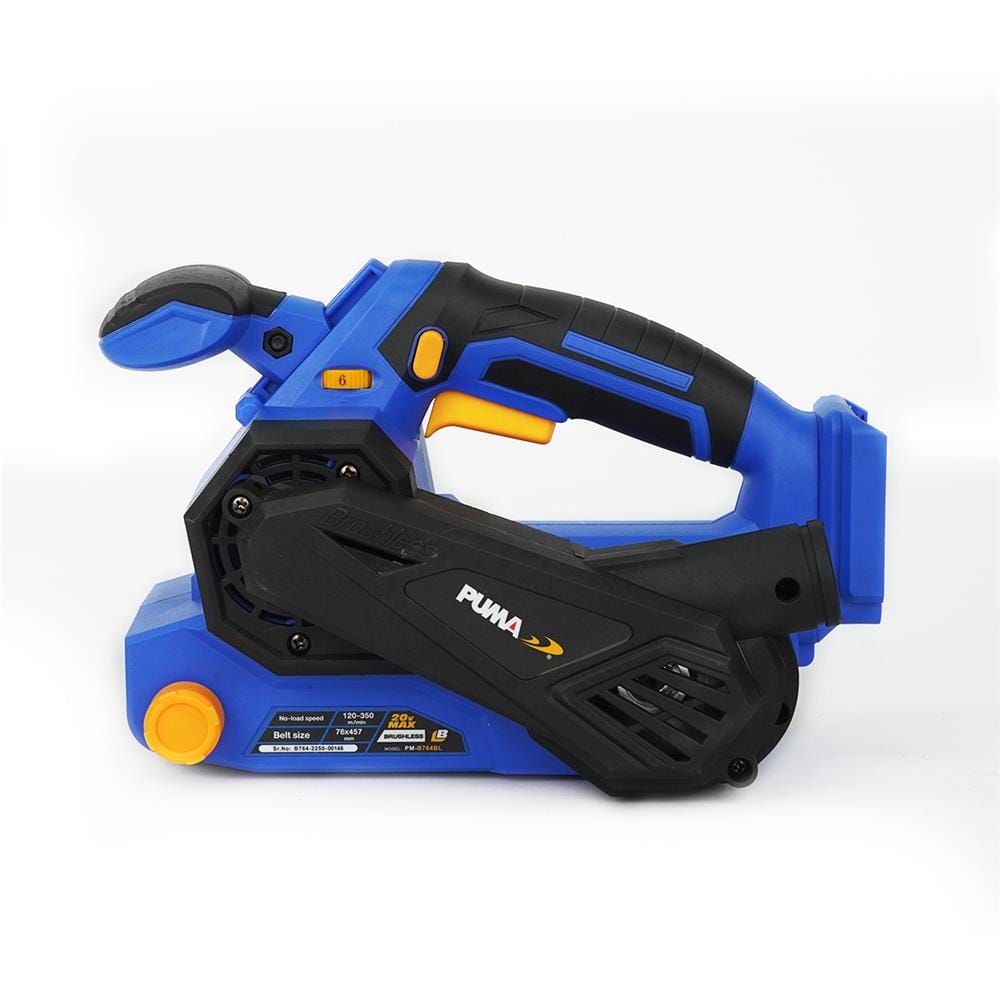 เครื่องขัดกระดาษทรายสายพานไร้สาย (เฉพาะตัวเครื่อง) PUMA PM-B764BL
