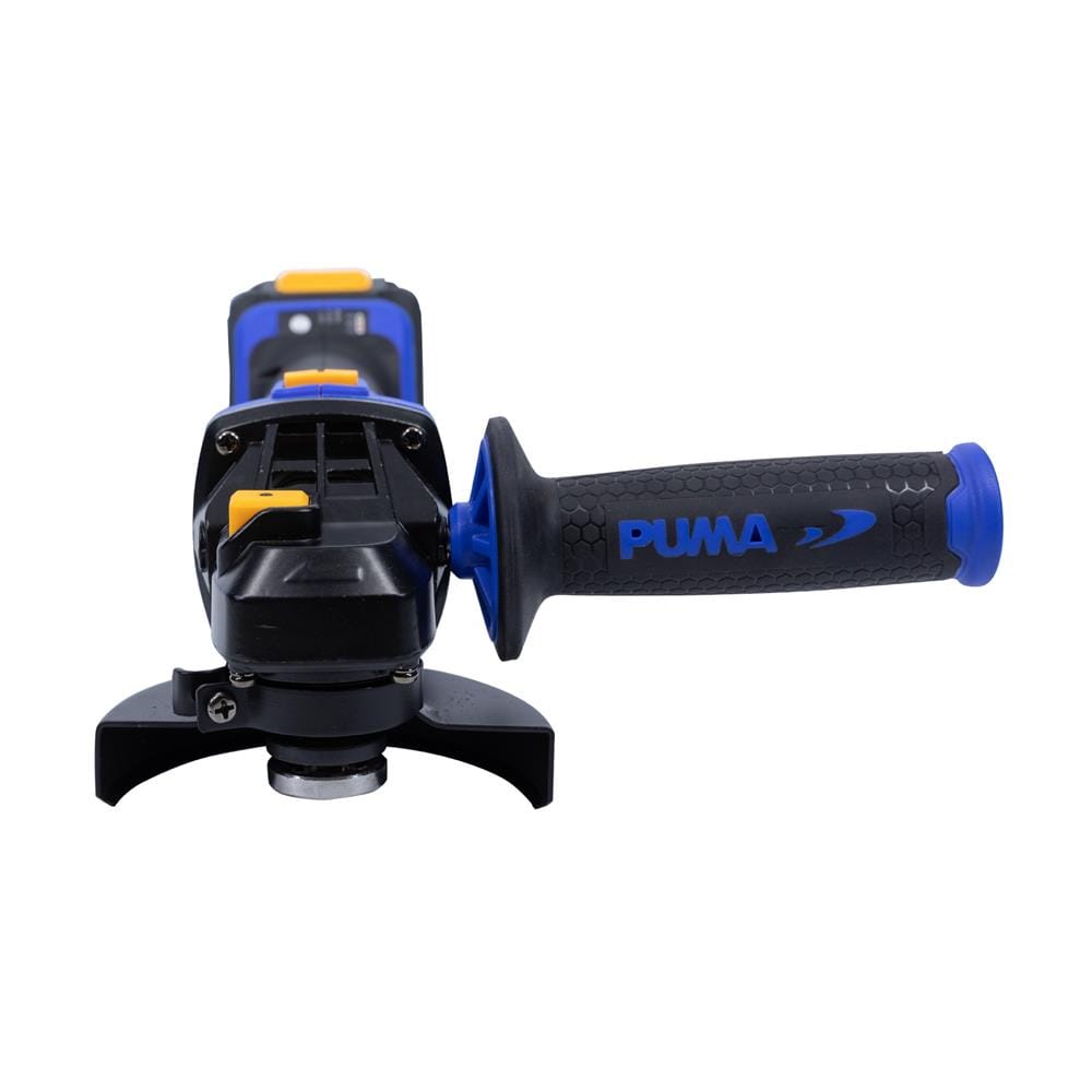 เครื่องเจียรไร้สาย 4 นิ้ว (พร้อมแบตเตอรี่) PUMA PM-490BL 20 โวลต์