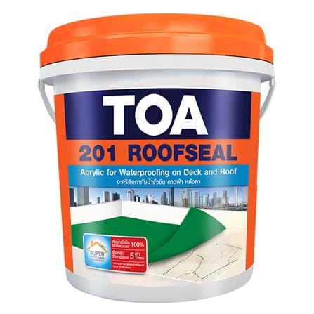 อะคริลิกกันซึม TOA 201 ROOFSEAL PU HYBRID 20 กก. สีน้ำตาล_0