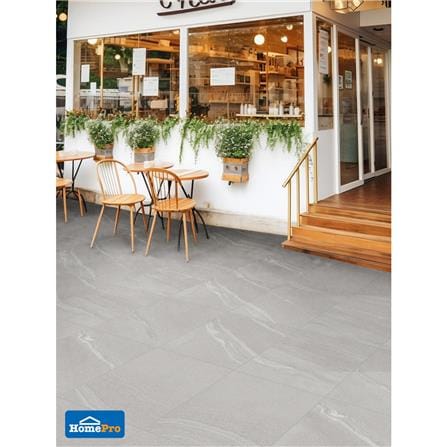 กระเบื้องพื้นพอร์ซเลน 60x60 ซม. TARA คัตสโตน เกรย์  A 1.44M2_3