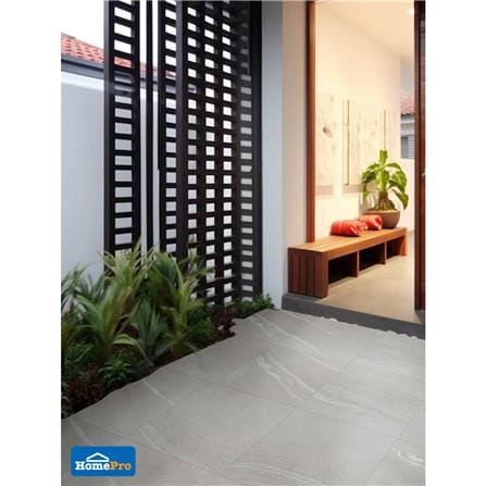 กระเบื้องพื้นพอร์ซเลน 60x60 ซม. TARA คัตสโตน เกรย์  A 1.44M2_4