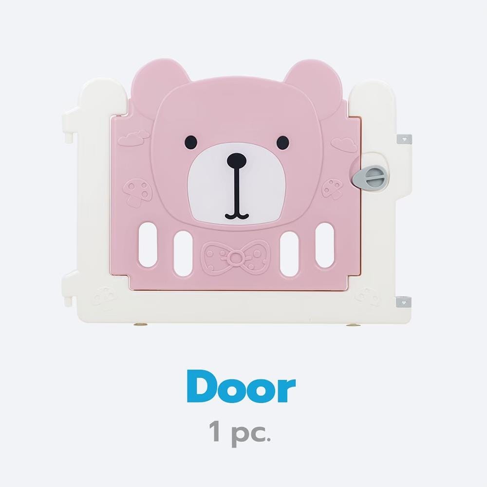 คอกกั้นเด็ก BEBEPLAY Size M  สีชมพู-ขาว_1