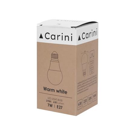 หลอด LED CARINI A60 ECOLIFE 7 วัตต์ WARM WHITE E27_2