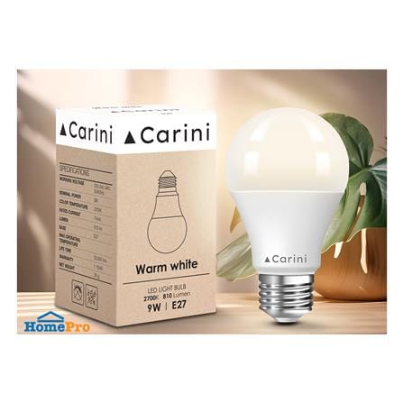 หลอด LED CARINI A60 ECOLIFE 9 วัตต์ WARM WHITE E27_3