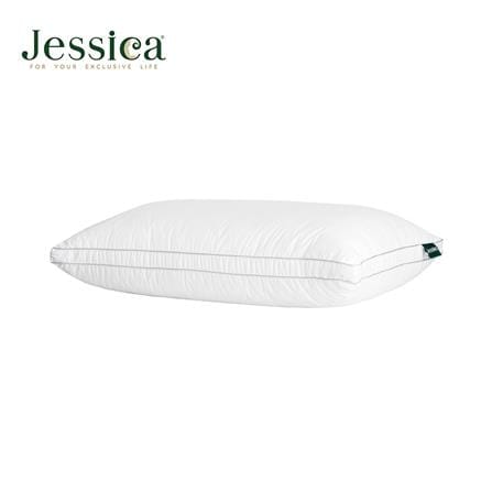 หมอนหนุน ขนห่านเทียม JESSICA D-ALTERNATIVE 26073-FIRM 18x28 นิ้ว สีขาว_0