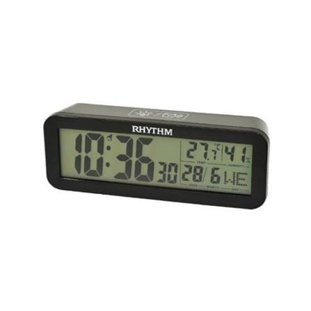 นาฬิกาดิจิทัล LED RHYTHM LCT107NR02 2X5.5 นิ้ว สีดำ