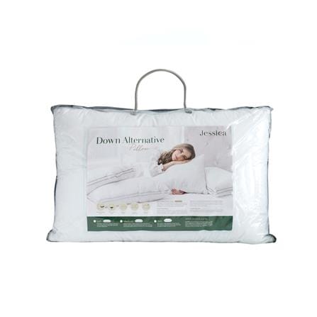 หมอนหนุน ขนห่านเทียม JESSICA D-ALTERNATIVE 26071-SOFT 18x28 นิ้ว สีขาว_3