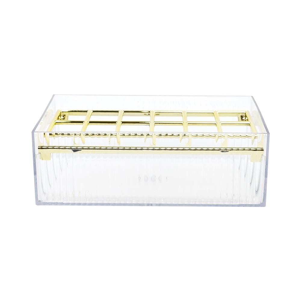 กล่องจัดเก็บเครื่องสำอาง STACKO BREIS LIPS18 10x18.2x6 ซม. สีใส