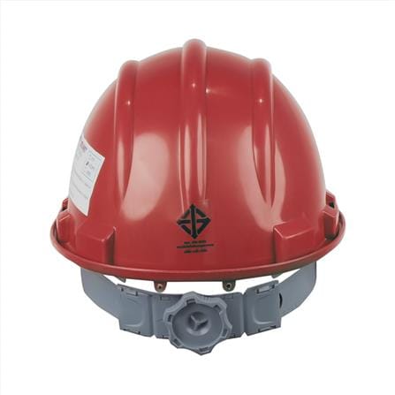 หมวกนิรภัย HDPE มาตรฐานมอก. DEXZON 2332 สีแดง_3