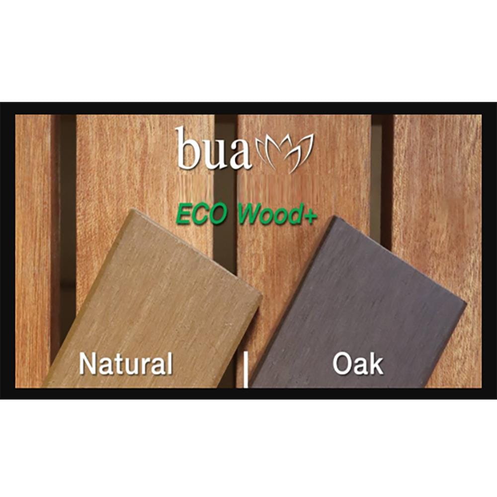 ชิงช้า 3 ที่นั่ง BUA DESIGN SPRING ECO WOOD สีไม้ธรรมชาติ/ดำ
