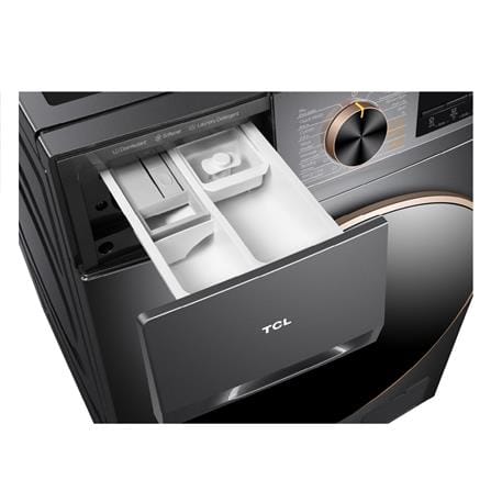 เครื่องซักอบผ้าฝาหน้า TCL WT11EPWDG 10/7 กก. 1200RPM อินเวอร์เตอร์ สีเทา_4