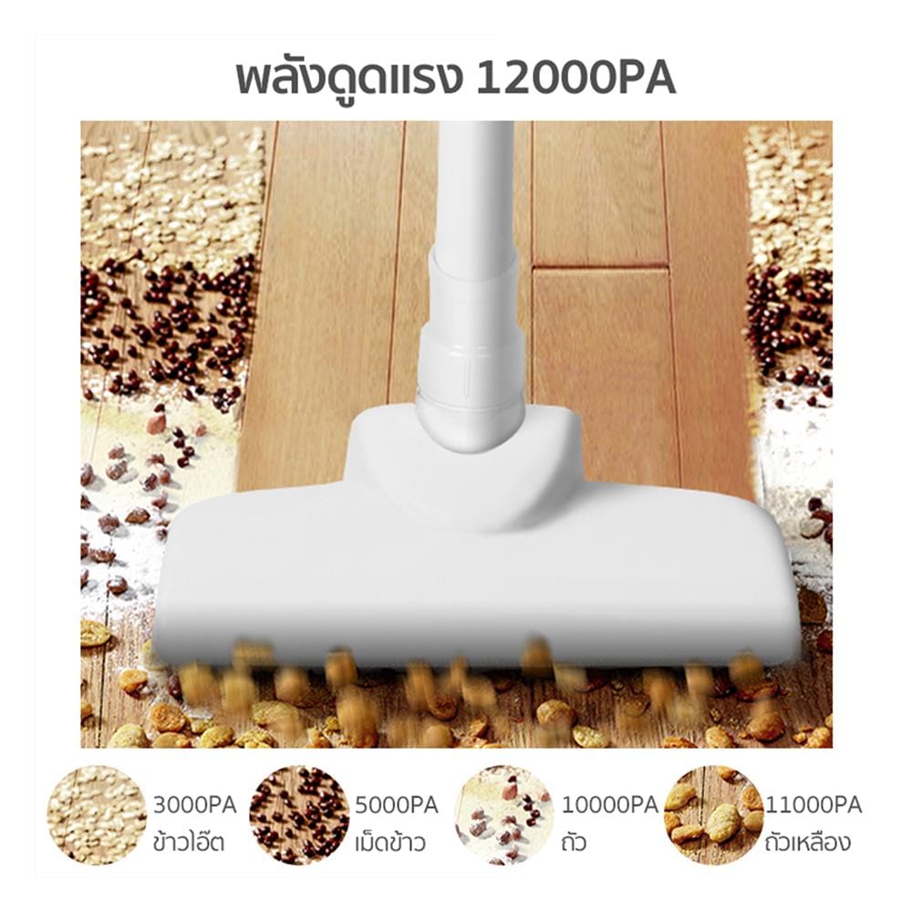 เครื่องดูดฝุ่นแบบด้าม SIMPLUS XCQH002WH00 สีขาว