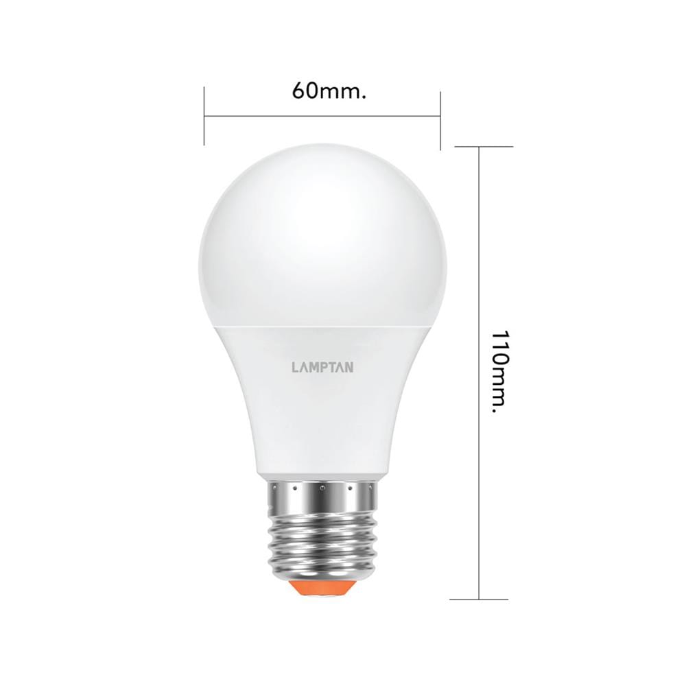 หลอด LED LAMPTAN LIGHT SENSOR 7 วัตต์ WARM WHITE E27
