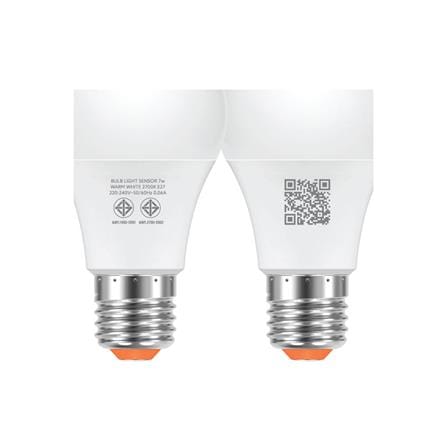 หลอด LED LAMPTAN LIGHT SENSOR 7 วัตต์ WARM WHITE E27_8