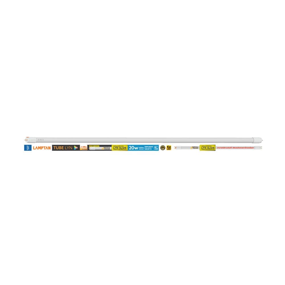 หลอด LED LAMPTAN T8 LYN SLIDE DE 20 วัตต์ DAYLIGHT G13