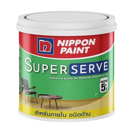 สีน้ำทาภายใน NIPPON PAINT SUPER SERVE BASE A ด้าน 1 แกลลอน_0