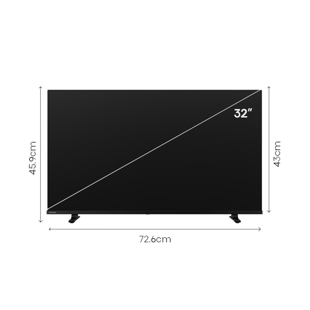 ทีวีแอลอีดี 32 นิ้ว TOSHIBA (HD, LED, ANDROID TV) 32V35MP