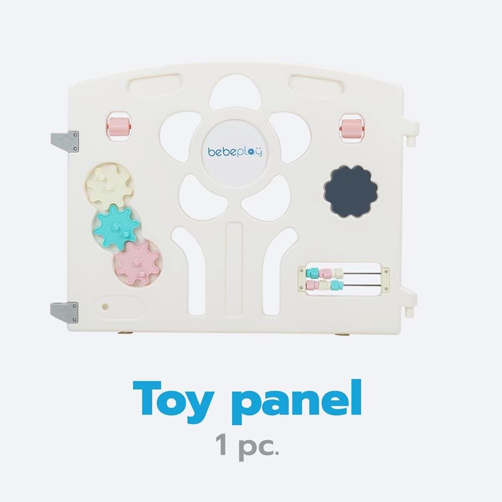คอกกั้นเด็ก BEBEPLAY SizeL สีฟ้า-เทา-ขาว_1
