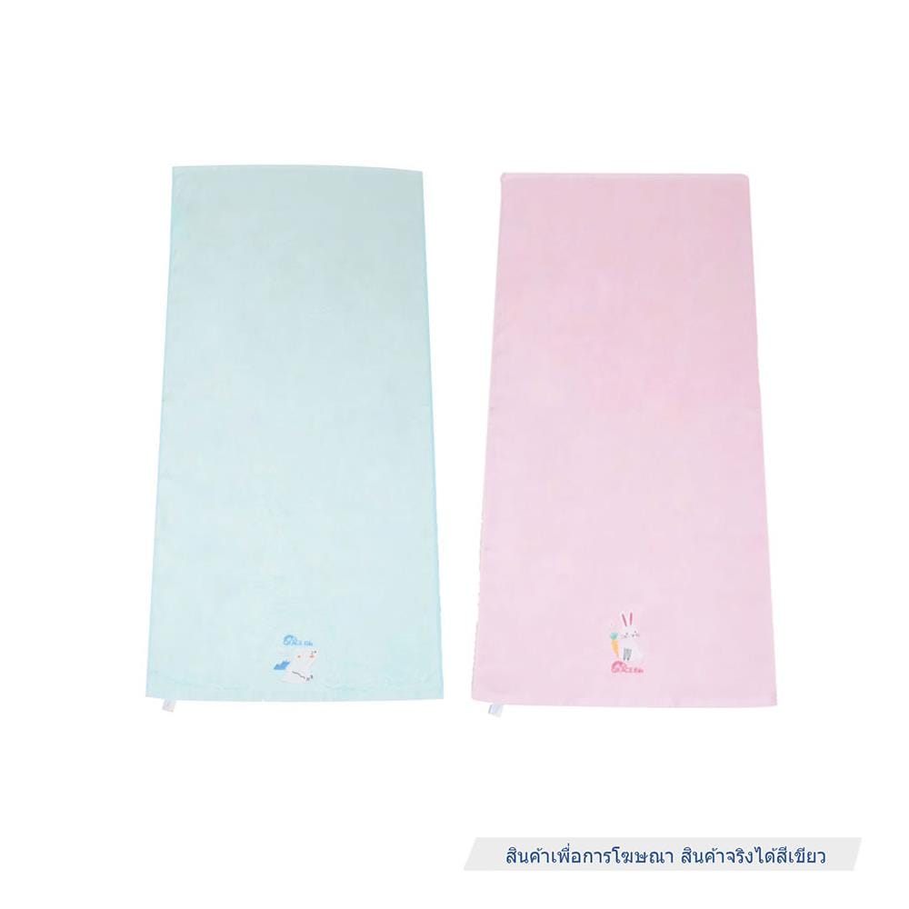 ผ้าเช็ดตัวด็กใยไผ่ GRACEKIDS เขียว_1