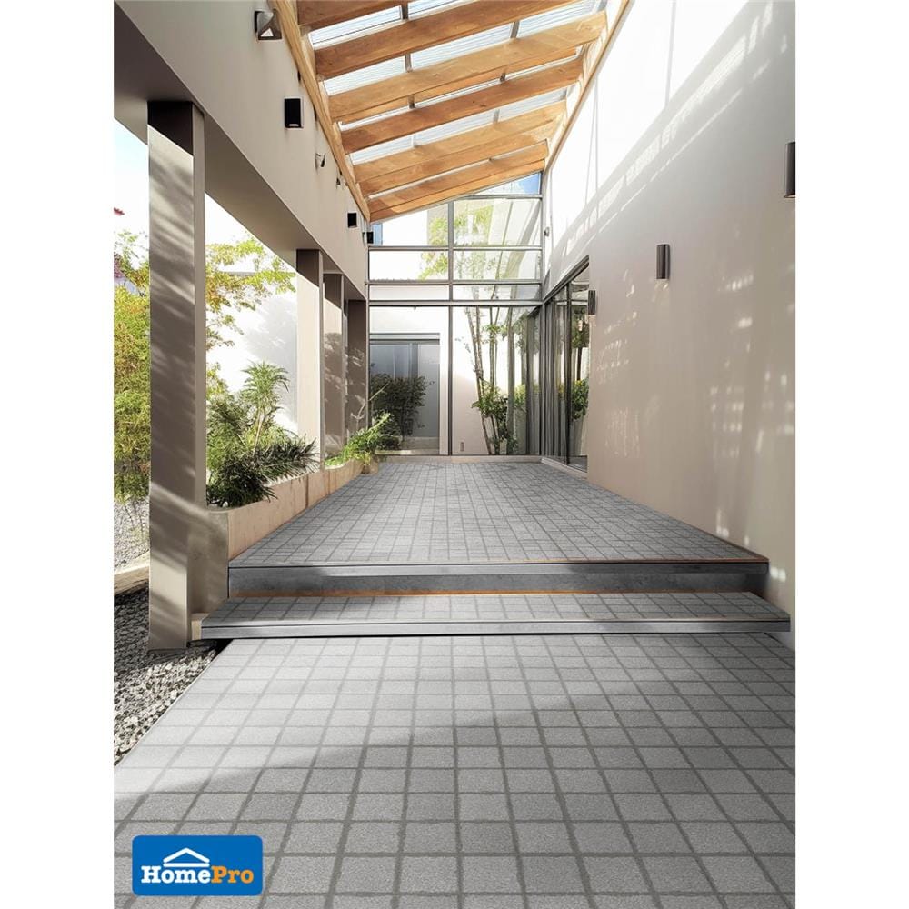 กระเบื้องพื้นพอร์ซเลน  40x40 ซม. TARA อาร์ทูร่า เทา A 0.96 ตร.ม.