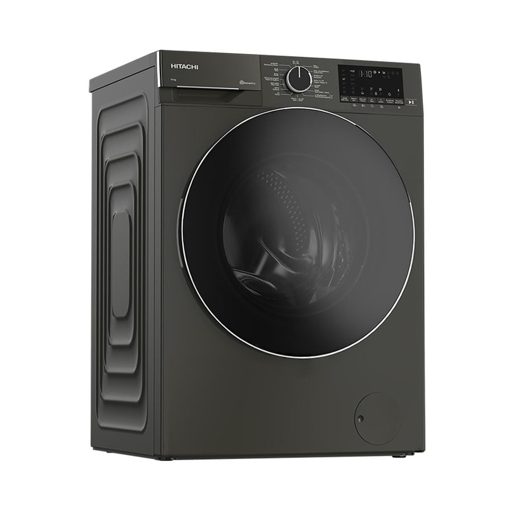 เครื่องซักผ้าฝาหน้า HITACHI BD100YFVEM 10 กก. 1400RPM อินเวอร์เตอร์ สีดำ