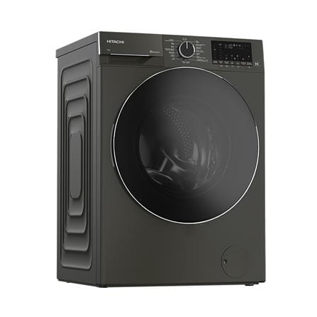 เครื่องซักผ้าฝาหน้า HITACHI BD100YFVEM 10 กก. 1400RPM อินเวอร์เตอร์ สีดำ_1