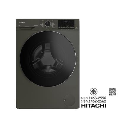 เครื่องซักผ้าฝาหน้า HITACHI BD100YFVEM 10 กก. 1400RPM อินเวอร์เตอร์ สีดำ_5
