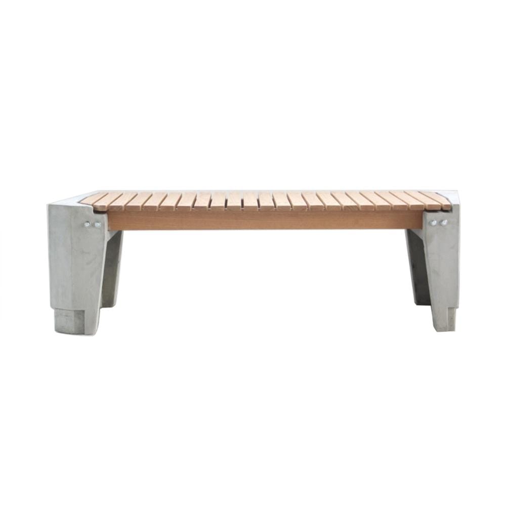 ม้านั่งสนาม BUA DESIGN BUA STONE1.0 ECO WOOD สีไม้ธรรมชาติ
