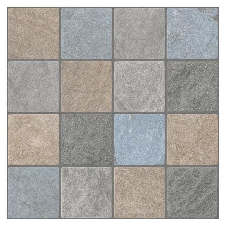 กระเบื้องพื้นพอร์ซเลน  40x40 ซม. TARA จีเซล มิกซ์คัลเลอร์ A 0.96 ตร.ม._0