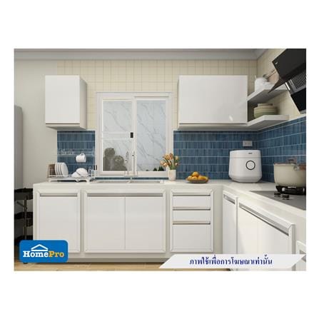 ตู้แขวนบานเปิดคู่ STARMARK BLANCE W8060 GWH V1 สีขาว_2