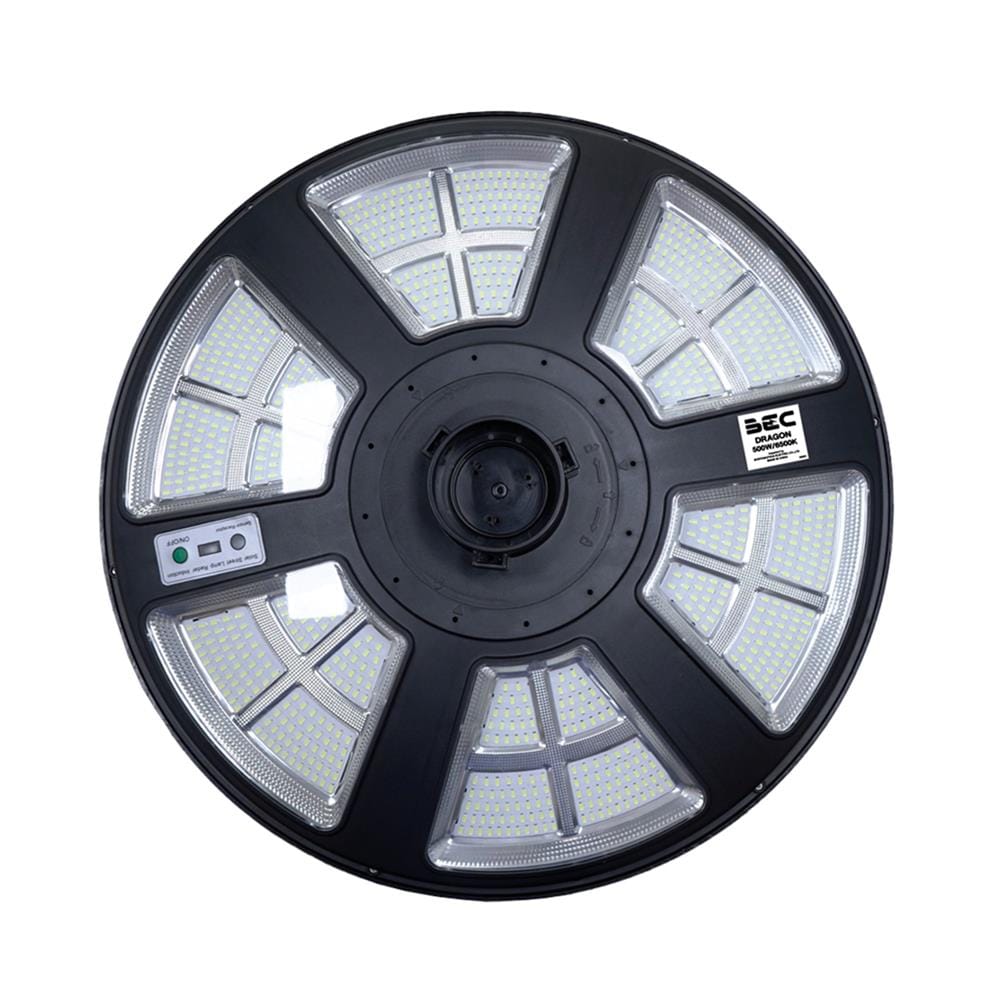 ไฟสนาม SOLAR BEC DRAGON 500 วัตต์ DAYLIGHT สีดำ