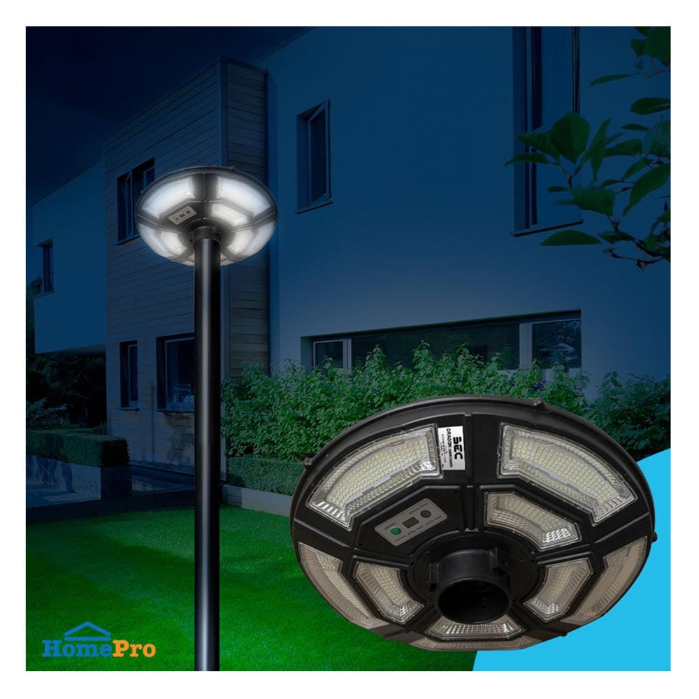 ไฟสนาม SOLAR BEC DRAGON 300 วัตต์ DAYLIGHT สีดำ