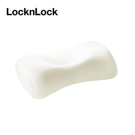 หมอนสุขภาพ เมมโมรี่โฟม LOCKNLOCK HLW115 51x32x10 ซม. สีขาว_0