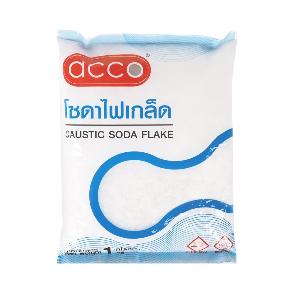 โซดาไฟเกล็ด ACCO 1 กิโลกรัม
