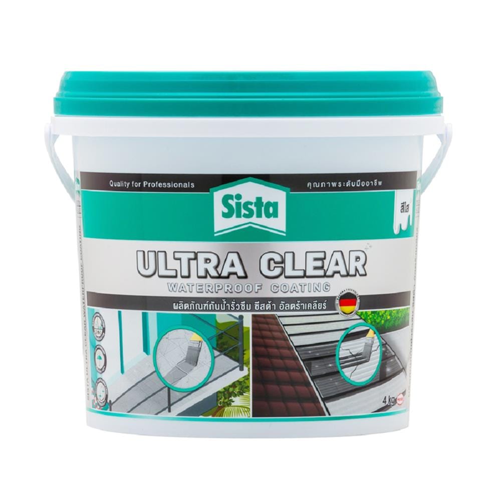 อะคริลิกกันซึม SISTA ULTRACLEAR 4 กก. สีใส_1
