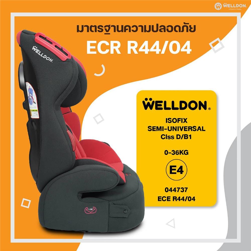 คาร์ซีท WELLDON รุ่น GT PRO สีเทา_2