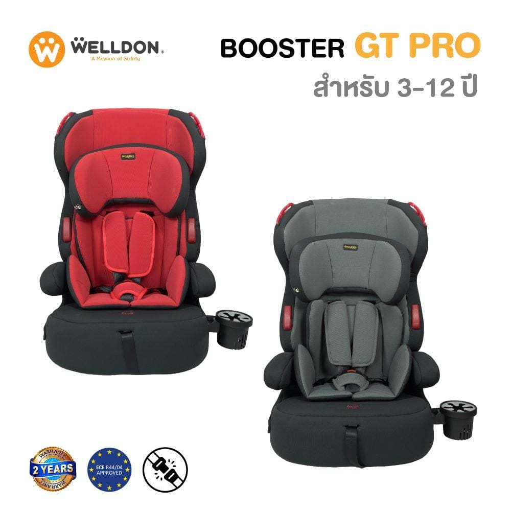 คาร์ซีท WELLDON รุ่น GT PRO สีเทา_4