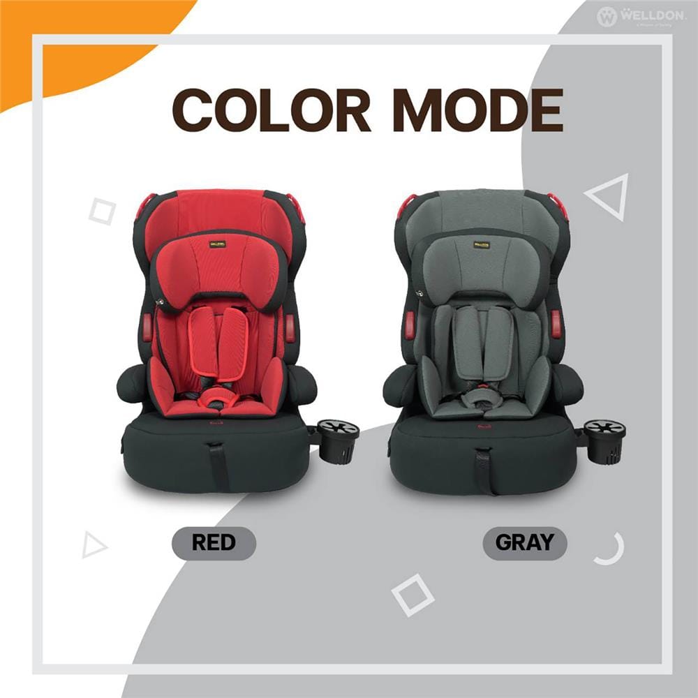 คาร์ซีท WELLDON รุ่น GT PRO สีเทา_5