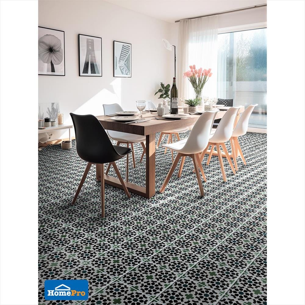 กระเบื้องพื้นพอร์ซเลน 20x20 ซม. TARA คลาสสิค มัลติคัลเลอร์ A 1 ตร.ม.
