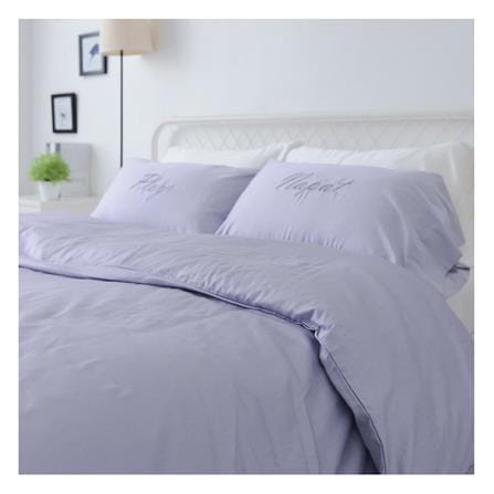 ชุดผ้าปูที่นอน 6 ฟุต 5 ชิ้น BENEATH LAVENDER สีม่วง_1
