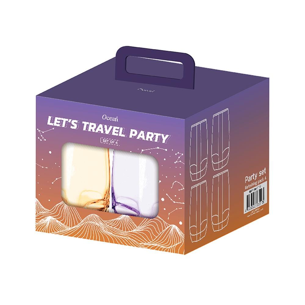ชุดแก้วน้ำ 415 มล. OCEAN GLASS PARTY SET แพ็ก 4 ใบ