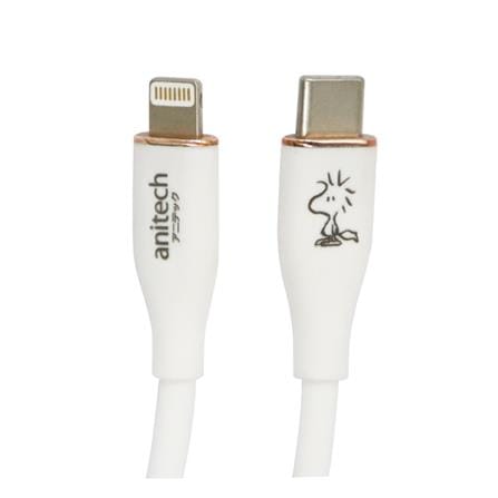 ชุดสายชาร์จ TYPE C TO LIGHTNING ANITECH SNOOPY SNP-D227 สีขาว_3