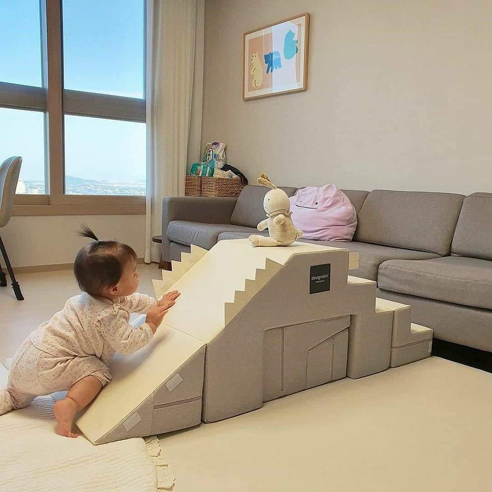 เพลยิม DESIGNSKIN รุ่น PlayTableSofa ครีม_3
