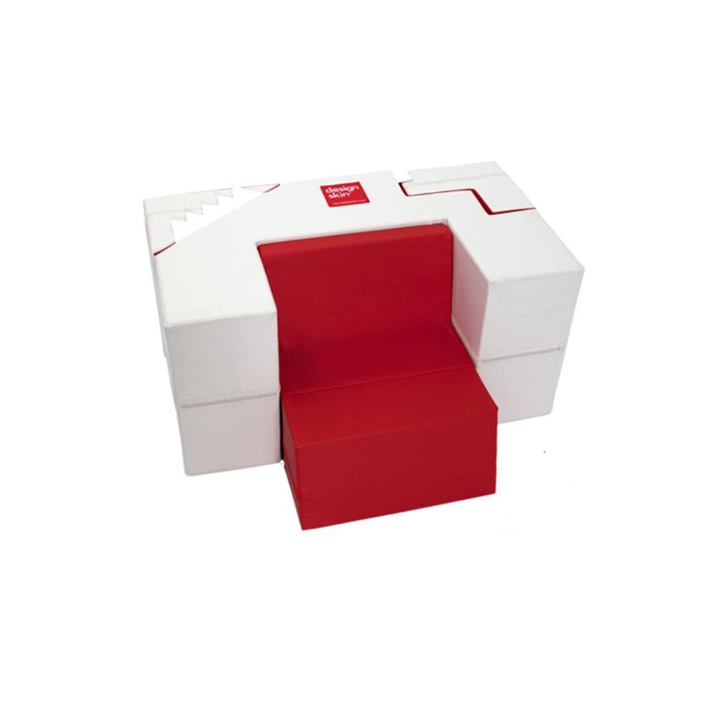เพลยิม DESIGNSKIN รุ่น PlayTableSofa แดง_1
