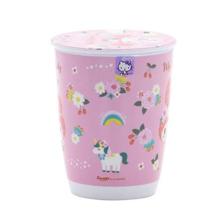 ถ้วยหูเมลามีนพร้อมฝา 450 มล. SUPERWARE MY MELODY FLOWER_1