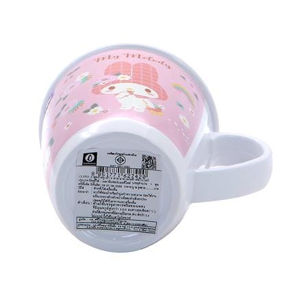 ถ้วยหูเมลามีนพร้อมฝา 450 มล. SUPERWARE MY MELODY FLOWER_3