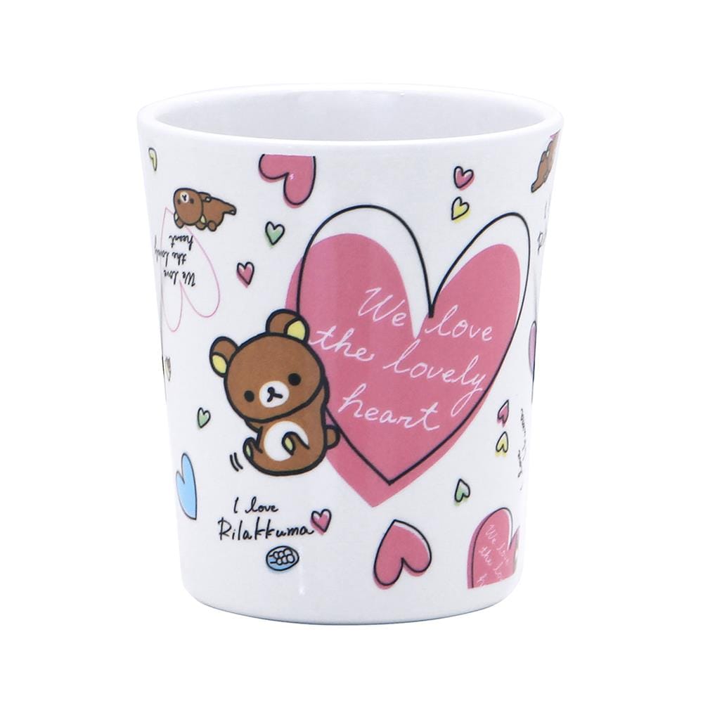 แก้วน้ำเมลามีน 250 มล. SUPERWARE RILAKKUMA LOVELY HEART