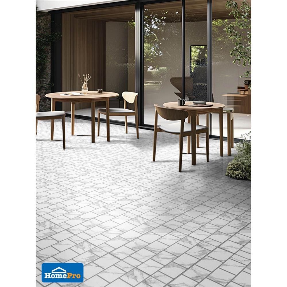 กระเบื้องพื้น 16x16 นิ้ว DURAGRES ซาลองก้า เทา A 0.96 ตร.ม.