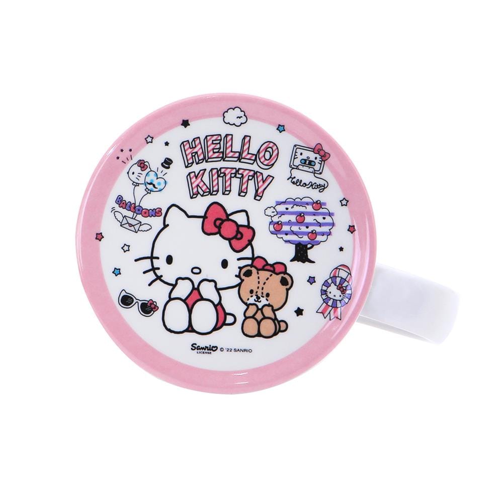 ถ้วยหูเมลามีนพร้อมฝา 450 มล. SUPERWARE KITTY DREAM
