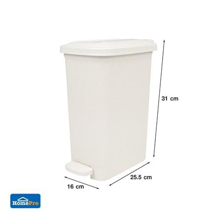 ถังขยะเหยียบเหลี่ยม ACCO SIMPLY 6 ลิตร สีขาว_7